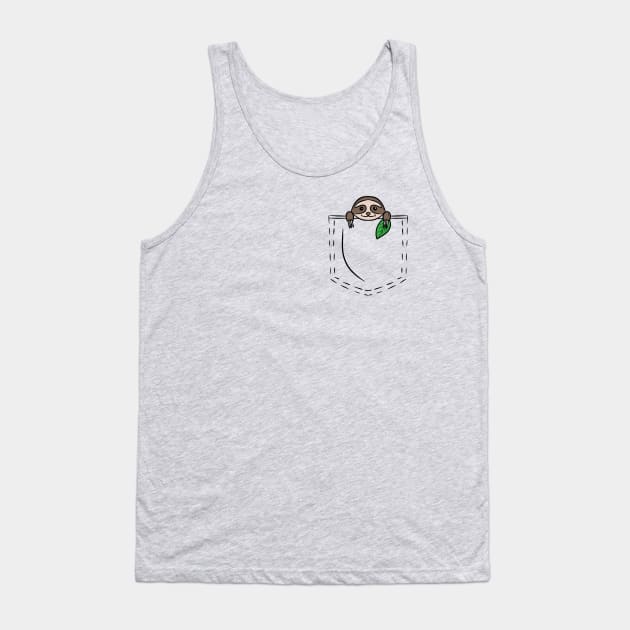 POCKET SLOTH Tank Top by roxiqt